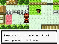 une photo d'Ã©cran de Pokemon Or sur Nintendo Game Boy Color